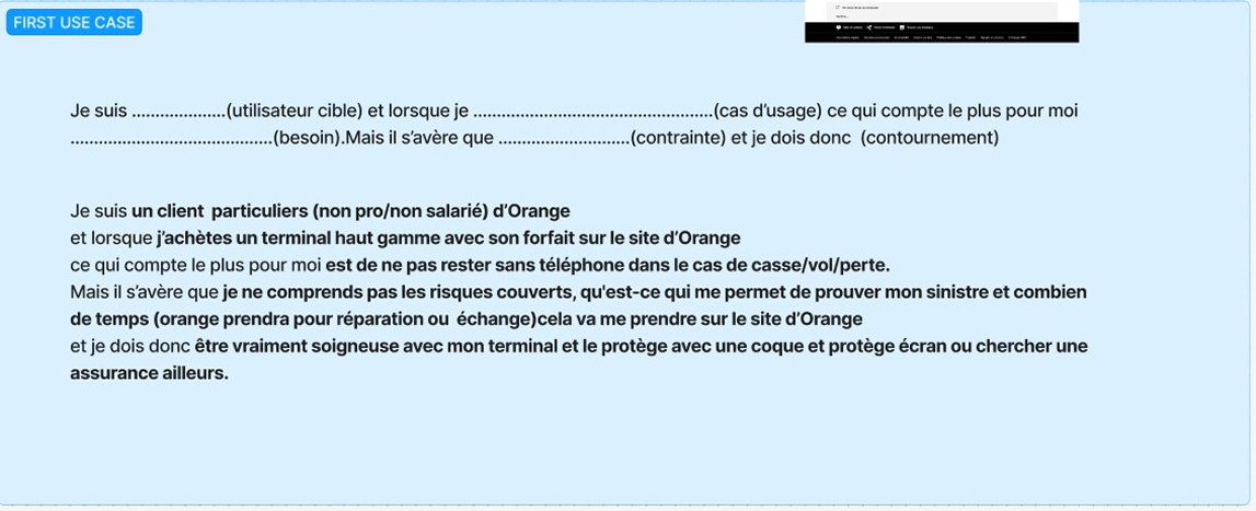 First use case